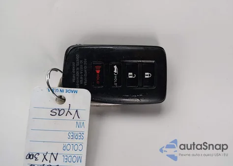 2018 Lexus Nx 300 z USA, uszkodzony, nr VIN JTJBARBZ1J2161921